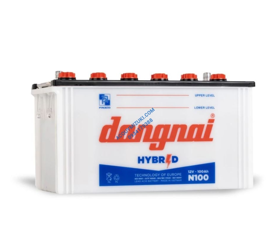 Bình ắc quy ĐỒNG NAI N100 12V 100AH