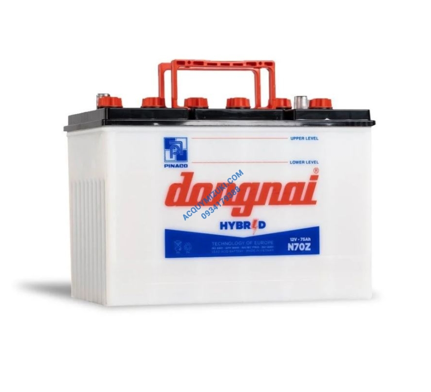 Bình ắc quy ĐỒNG NAI N70Z 12V 75AH